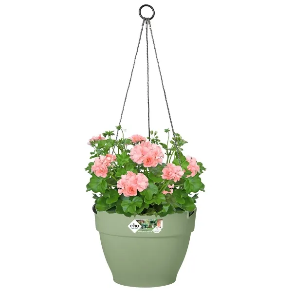 elho® Vibia campana Pflanzenampel Pistaziengrün Ø 26 cm - Kunststoff