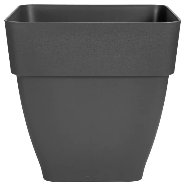 elho® Vibia campana quadrat Pflanzkübel Anthrazit 30 cm - Kunststoff