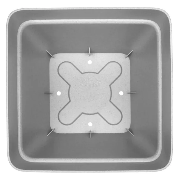 elho® Vibia campana quadrat Pflanzkübel Living Beton grau 30 cm - Kunststoff