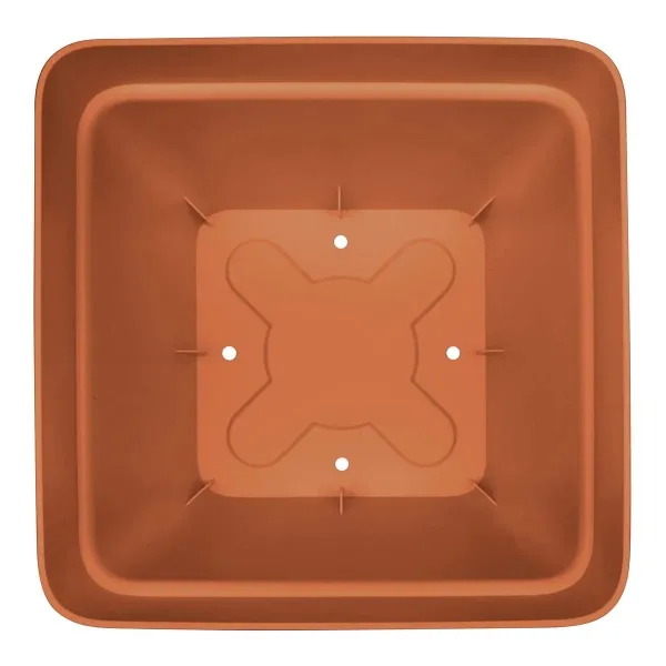 elho® Vibia campana quadrat Pflanzkübel Terracotta 30 cm - Kunststoff