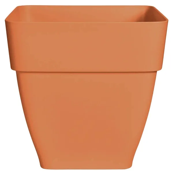 elho® Vibia campana quadrat Pflanzkübel Terracotta 37 cm - Kunststoff