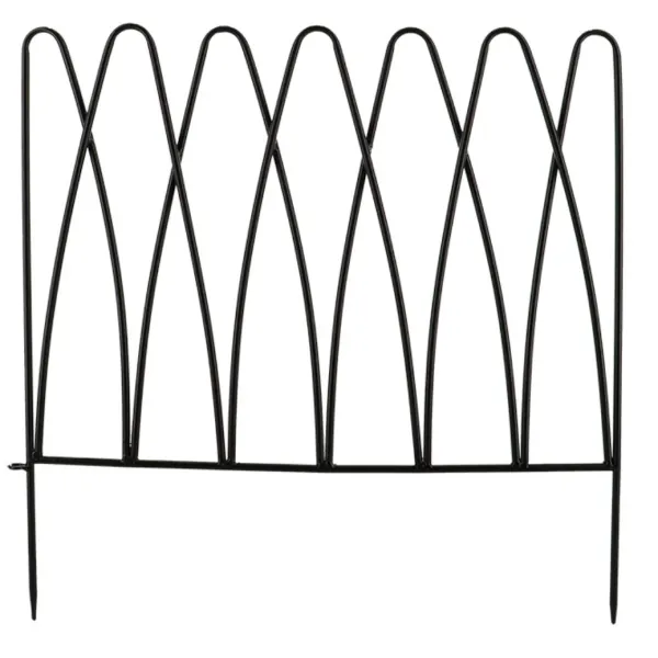 Esschert Design Beetzaunelement Wellenmuster 58 cm - Metall
