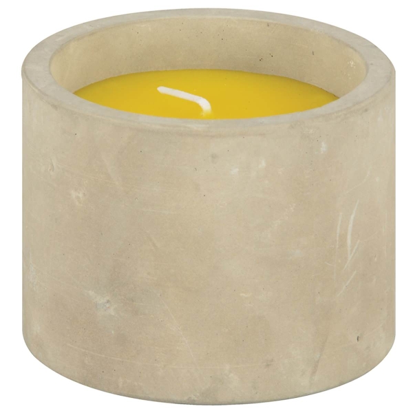 Esschert Design Citronellakerze  im Betontopf für den Außenbereich Ø 8,5 cm