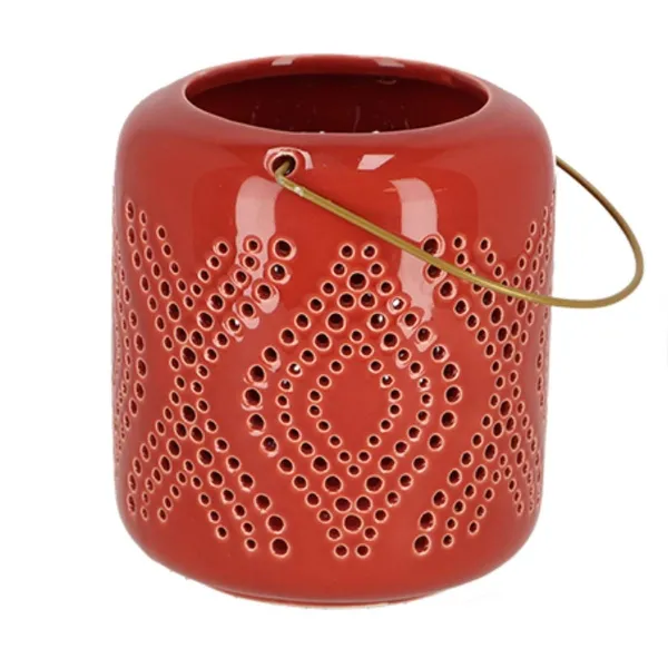 Esschert Design Desert Dream Windlicht L Terracotta - Keramik