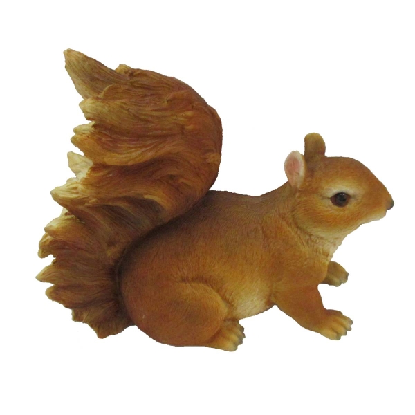 Esschert Design Eichhörnchen L Braun 18,3 cm - Polyresin