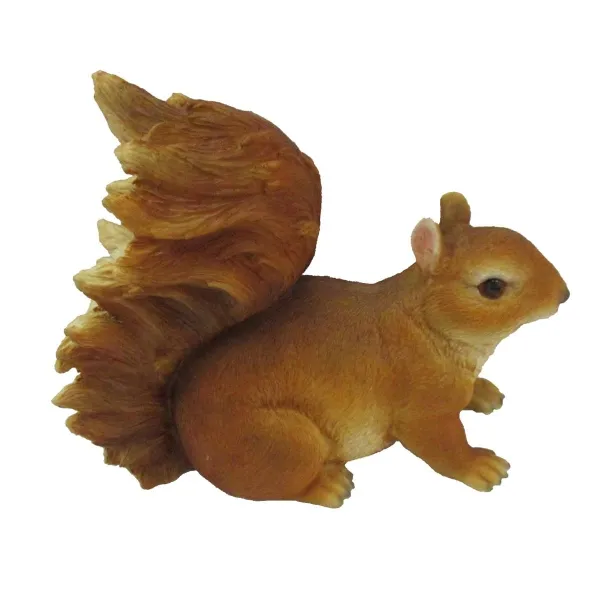 Esschert Design Eichhörnchen L Braun 18,3 cm - Polyresin