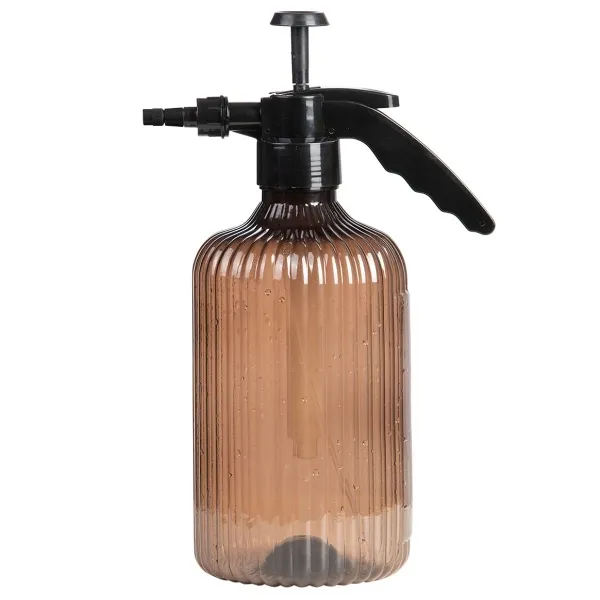 Esschert Design Flaschen-Pflanzenpumpsprüher Braun transparent - Kunststoff Esschert Design Flaschen-Pflanzenpumpsprüher Braun transparent - Kunststoff