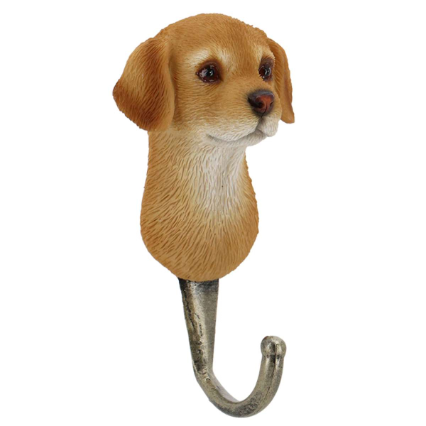 Esschert Design Garderobenhaken Hundekopf Labrador Retriever 11,9 cm - Polyresin & Metall