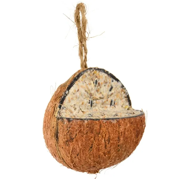 Esschert Design Gefüllte Kokosnuss