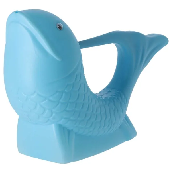 Esschert Design Gießkanne Fisch Hellblau 1,4 Liter - Kunststoff