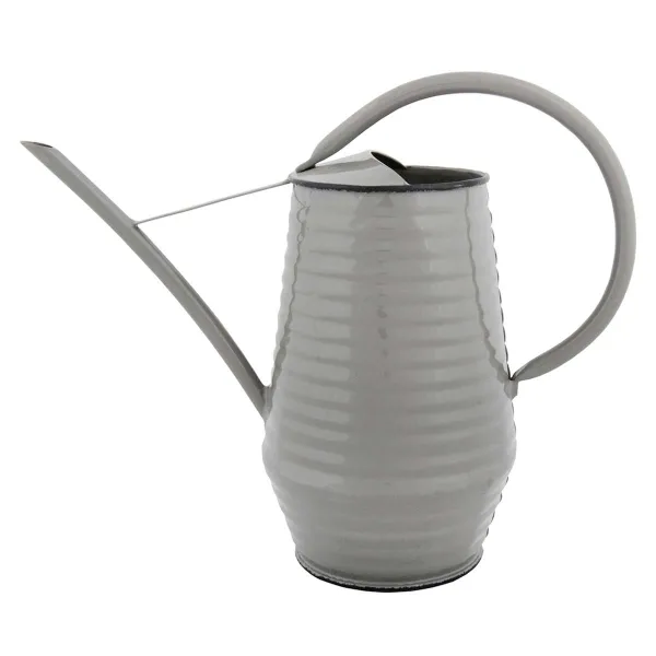 Esschert Design Gießkanne Grau pulverbeschichtet 0,94 Liter - Metall Esschert Design Gießkanne Grau pulverbeschichtet 0,94 Liter - Metall