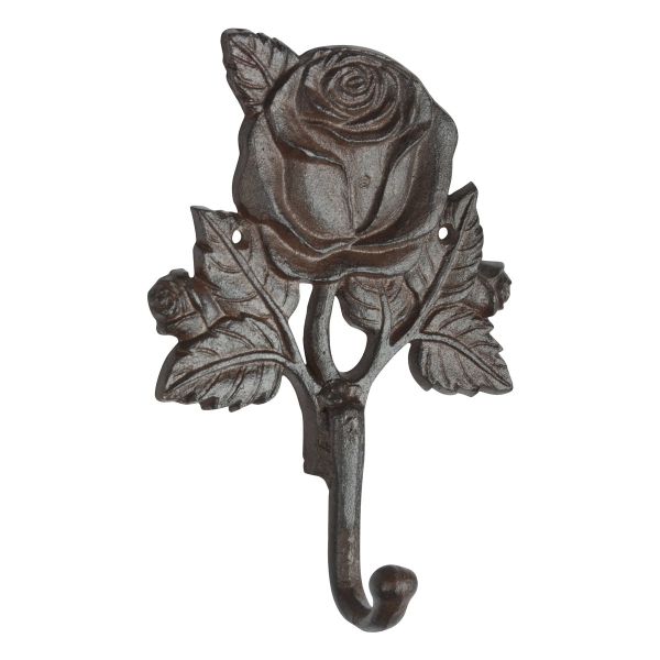 Esschert Design Haken Rose - Gusseisen