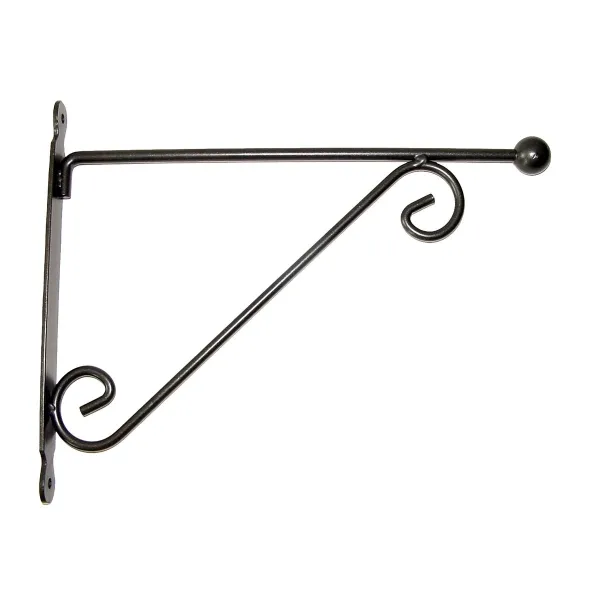 Esschert Design Hanging Basket Haken Rundeisen Kugel Größe L