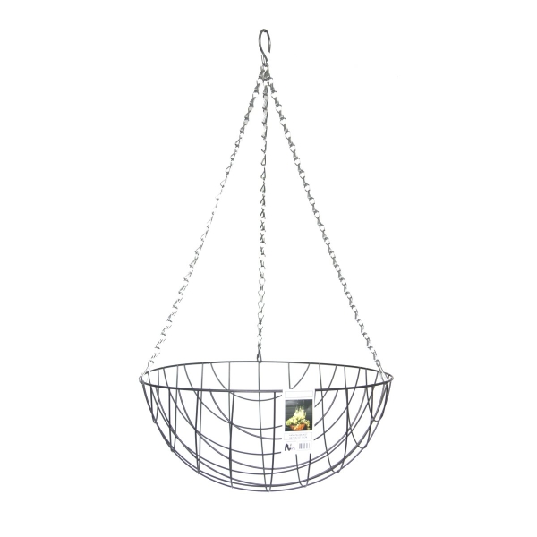 Esschert Design Hanging Basket Metallkorb Ø 35 cm mit Kette