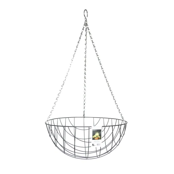 Esschert Design Hanging Basket Metallkorb Ø 35 cm mit Kette