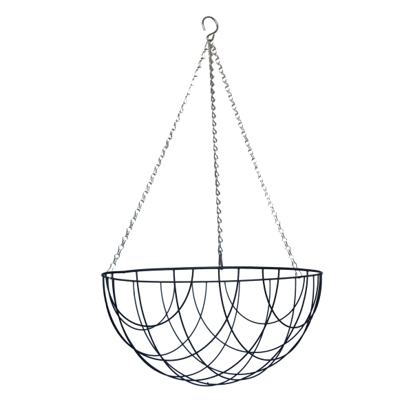 Esschert Design Hanging Basket Metallkorb Ø 40 cm mit Kette