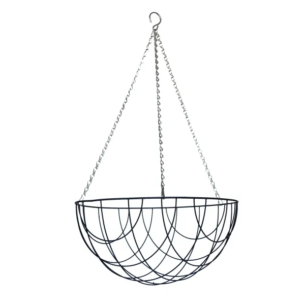 Esschert Design Hanging Basket Metallkorb Ø 40 cm mit Kette