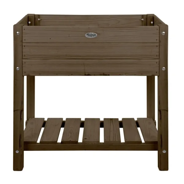 Esschert Design Hochbeet Braun mit Ablage 78,8 cm breit 65 l Volumen - FSC® Holz Esschert Design Hochbeet Braun mit Ablage 78,8 cm breit 65 l Volumen - FSC® Holz