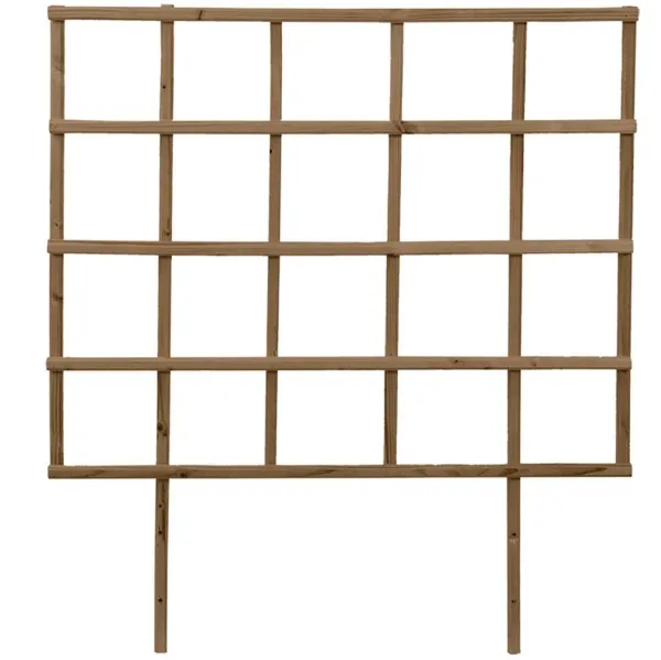 Esschert Design Hochbeet Spalier / Rankgitter S Braun 78 x 84 cm - Kiefernholz Esschert Design Hochbeet Spalier / Rankgitter S Braun 78 x 84 cm - Kiefernholz