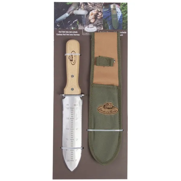 Esschert Design Hori Hori Pflanzmesser & Scheide - Edelstahl & Eschenholz
