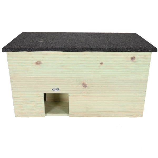 Esschert Design Igelhaus XL 78,5 x 38,5 cm - 100 % FSC® Holz & Bitumen