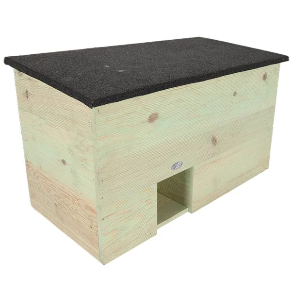 Esschert Design Igelhaus XL 78,5 x 38,5 cm - 100 % FSC® Holz & Bitumen