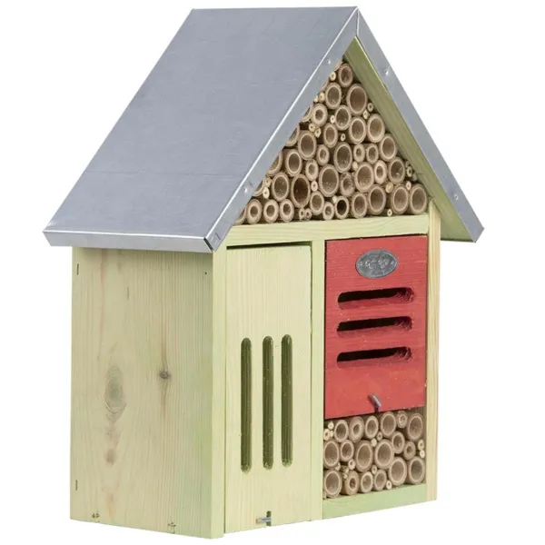 Esschert Design Insektenhotel inklusive Bürste