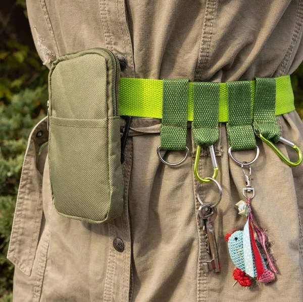 Esschert Design Kinder Abenteuergürtel mit Karabinerhaken 60 cm