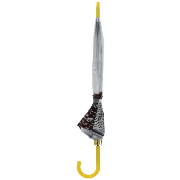 Esschert Design Kinder Regenschirm transparent mit Hühnern Ø 86,5 cm