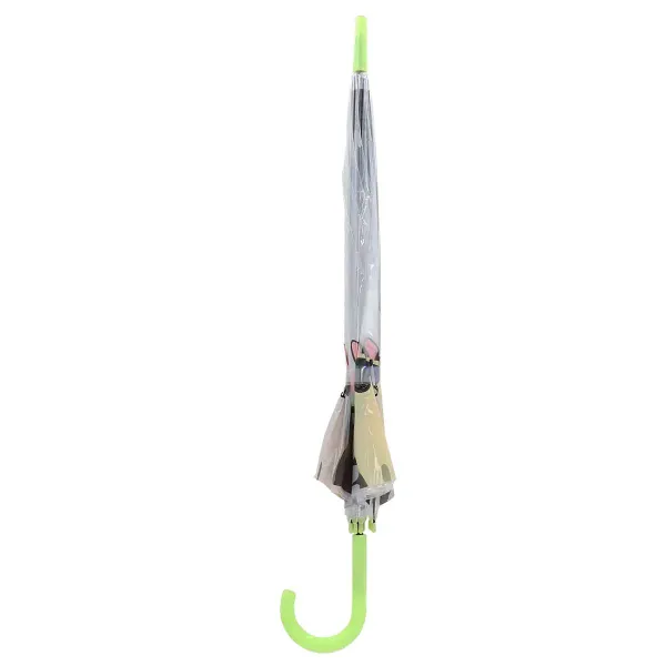 Esschert Design Kinder Regenschirm transparent mit Katzen Ø 86,5 cm
