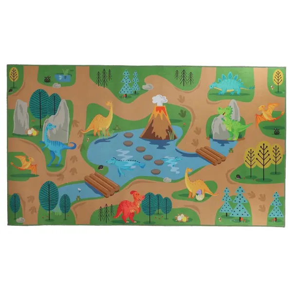 Esschert Design Kinder Spielteppich Dinosauriewelt Outdoor 140 x 80 cm Esschert Design Kinder Spielteppich Dinosauriewelt Outdoor 140 x 80 cm