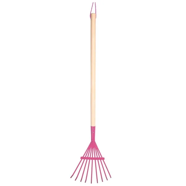 Esschert Design Kinderrechen Pink - FSC® Holz & Metall