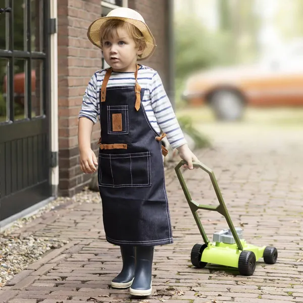 Esschert Design Kinderspielzeug Rasenmäher Grün & Grau - Kunststoff