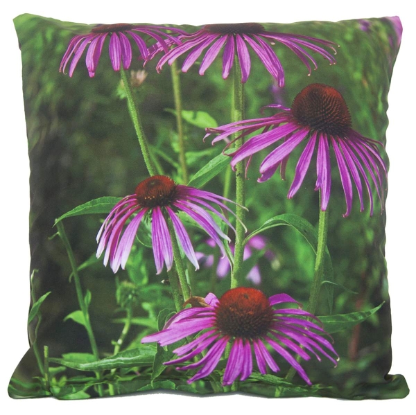 Esschert Design Kissen Outdoor S Roter Sonnenhut 37,5 x 37,5 cm