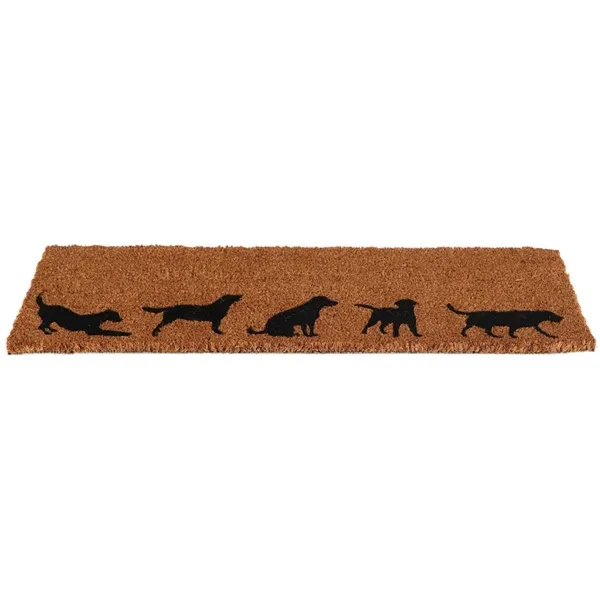 Esschert Design Kokosmatte Hundedekor 76,5 x 25,4 cm Esschert Design Kokosmatte Hundedekor 76,5 x 25,4 cm