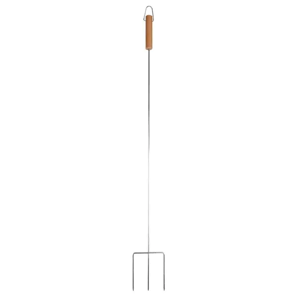 Esschert Design Marshmallow Spieß dreizackig 75,2 cm - Metall & Holz