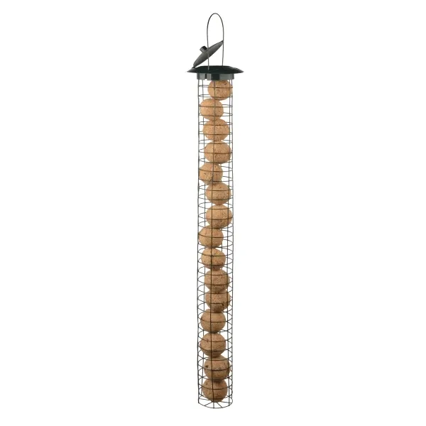 Esschert Design Meisenknödelautomat für 15 Knödel 82,5 cm - PC & Stahl