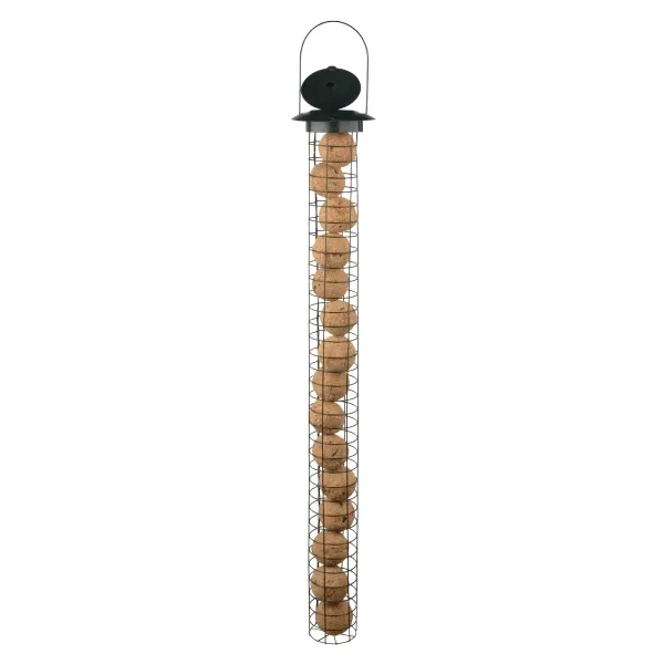 Esschert Design Meisenknödelautomat für 15 Knödel 82,5 cm - PC & Stahl