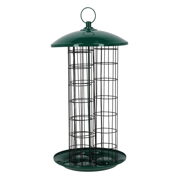 Esschert Design Meisenknödelautomat XXL 23 x 23 x 44 cm - Weichstahl