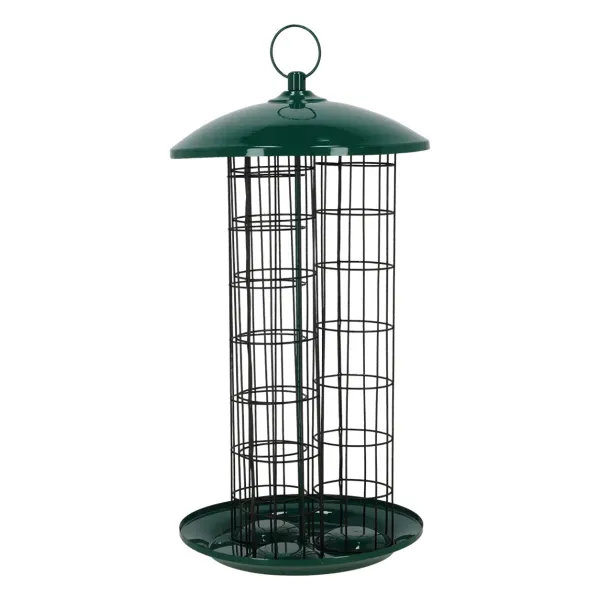 Esschert Design Meisenknödelautomat XXL 23 x 23 x 44 cm - Weichstahl