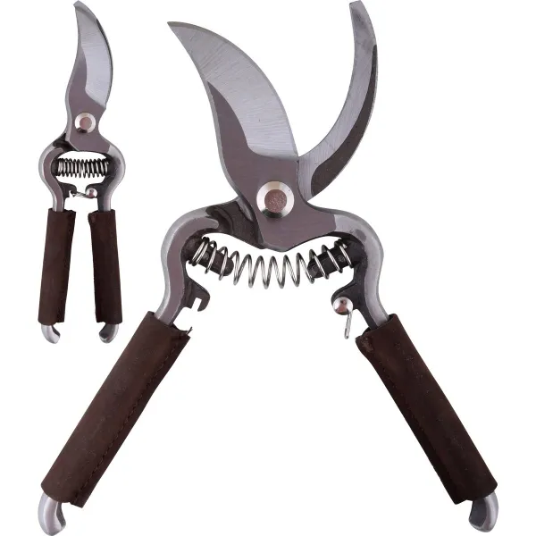 Esschert Design Obst- & Blumenschere mit Ledergriffen