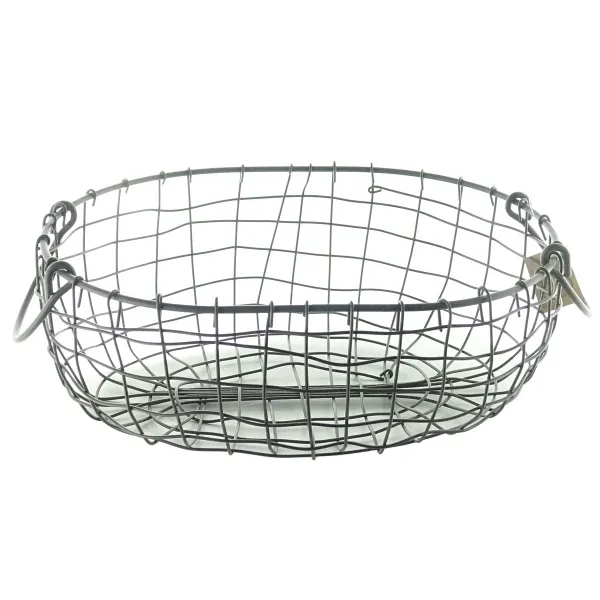 Esschert Design Ovaler Drahtkorb Braun 32 cm Esschert Design Ovaler Drahtkorb Braun 32 cm