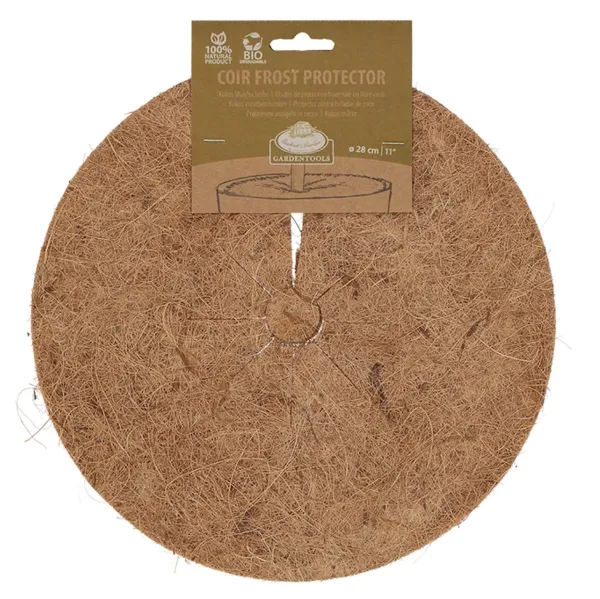 Esschert Design Pflanzen-Schutzmatte M Ø 28,3 cm - Kokos