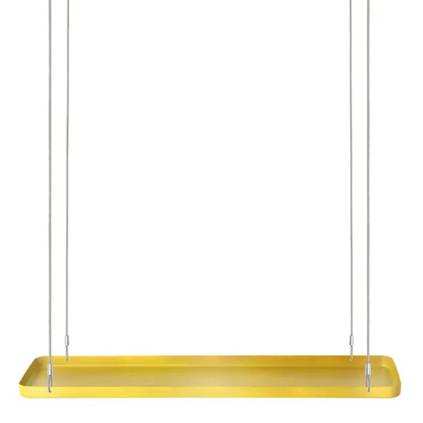 Esschert Design Pflanzentablett rechteckig Goldgelb 58 cm - Metall