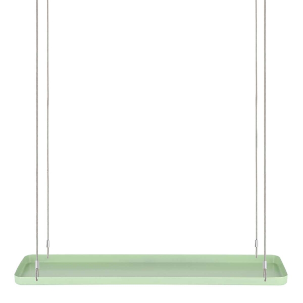 Esschert Design Pflanzentablett rechteckig Schilfgrün 58 cm - Metall