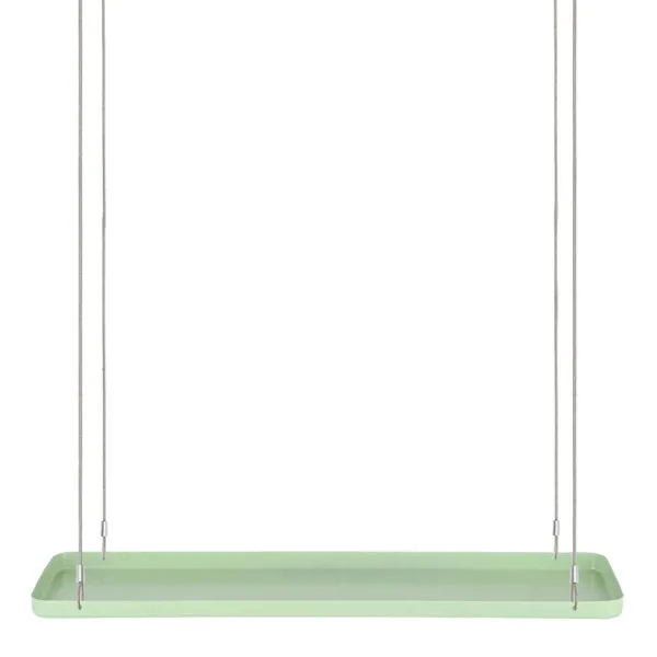 Esschert Design Pflanzentablett rechteckig Schilfgrün 58 cm - Metall