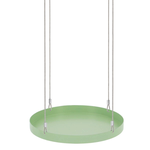 Esschert Design Pflanzentablett rund Schilfgrün Ø 24 cm - Metall