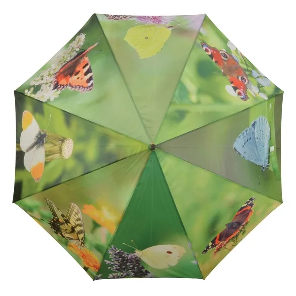 Esschert Design Regenschirm 8 heimische Schmetterlinge Ø 120 cm
