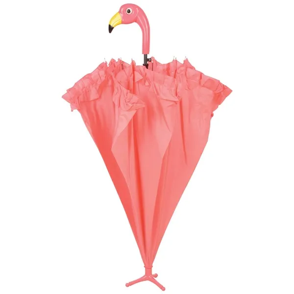 Esschert Design Regenschirm Flamingo mit Rüschen lachsrosa Ø 98 cm Esschert Design Regenschirm Flamingo mit Rüschen lachsrosa Ø 98 cm