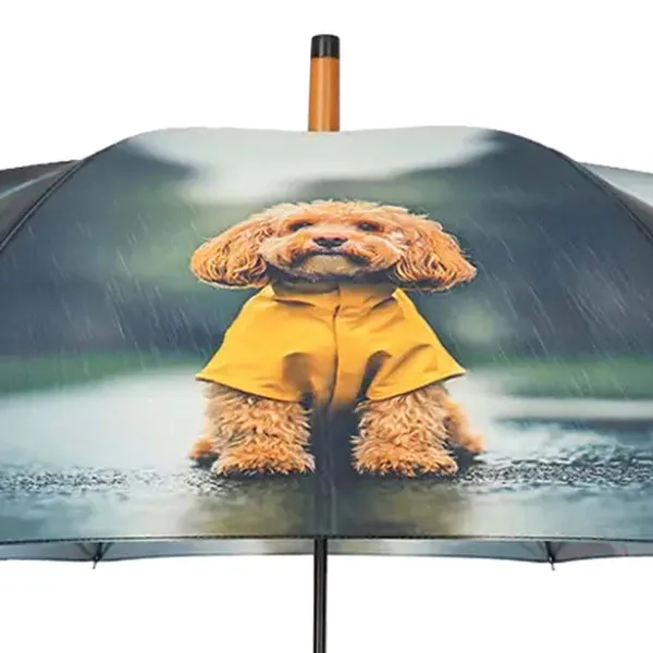 Esschert Design Regenschirm Hunde mit Regenjacken Ø 119,5 cm